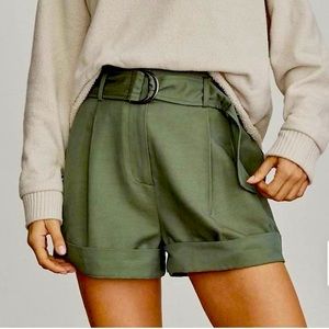 Elizabeth and James Carey Olive Shorts